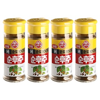 OTTOGI 不倒翁 黑胡椒粉, 45g, 4入