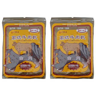 高坑 高粱酒原味牛肉乾, 170g, 2包