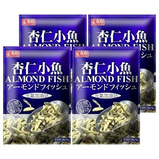 盛香珍 杏仁小魚, 76g, 4包