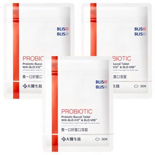 大醫生技 養一口好菌口含錠, 30顆, 3包