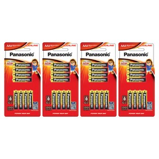 Panasonic 國際牌 鹼性 AAA 電池, 8入, 4個