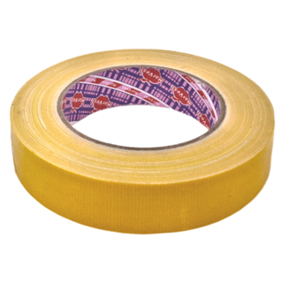 HarVest 蘋果牌 大力膠帶 防水布膠帶 (黃色) 24mm*25M, 3捲