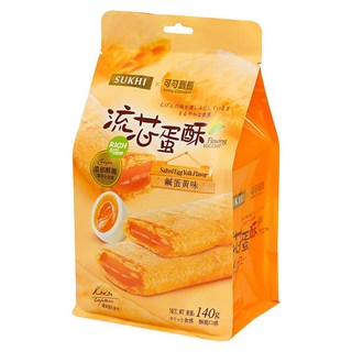SUKHI 巧戀流芯蛋酥 鹹蛋黃, 140g, 1袋