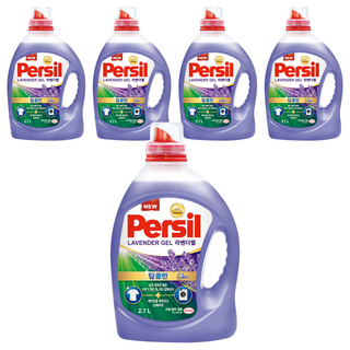 Persil 寶瀅 韓國原裝進口 Lavender Gel Plus 9重酵素薰衣草洗衣凝露 滾筒式適用, 5桶, 2.7L