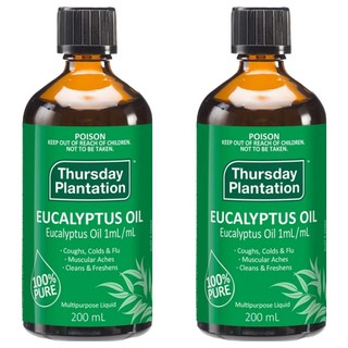 Thursday Plantation 星期四農莊 精油 尤加利, 200ml, 2瓶