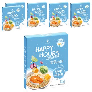 HAPPY HOURS 寶寶燉飯 奶香醇鮭魚 2包, 300g, 6盒
