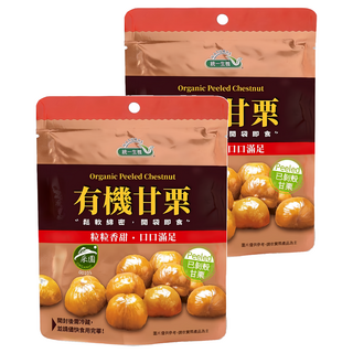 統一生機 有機甘栗, 150g, 2包
