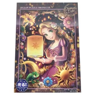 Tenyo 長髮公主拼圖 500片 尺寸約35x49CM 適用年齡: 6歲以上 日本產地, 1盒