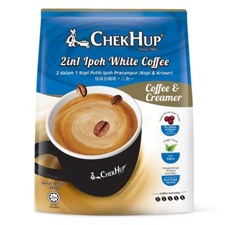 CHEKHUP 澤合 怡保白咖啡 二合一 咖啡包 + 糖包, 420g, 12包, 1袋