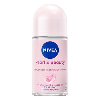 NIVEA 妮維雅 珍珠煥采系列 止汗爽身乳液, 50ml, 1瓶