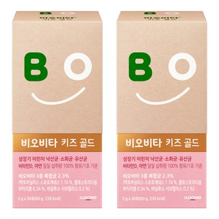 비오비타 키즈 골드 유산균 30p, 60g, 2개