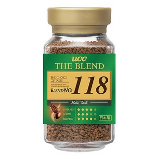 ucc 118精製即溶咖啡, 90g, 1入, 1罐
