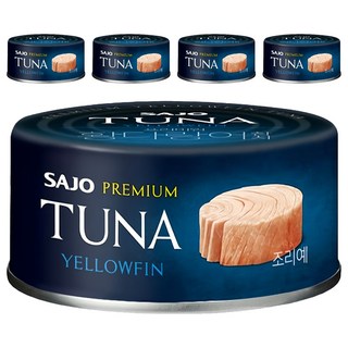 SAJO 黃鰭鮪魚罐, 5罐, 100g