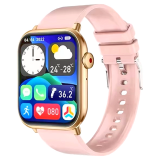 Apollo Life 阿波羅 City X9 智慧手錶, 1.96吋, 粉紅金, 藍牙