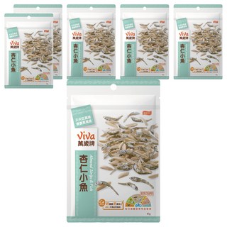 ViVa 萬歲牌 杏仁小魚 80g 鹹香酥脆, 6包