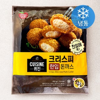 퀴진 크리스피 한입돈까스, 1개, 450g