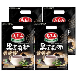 馬玉山 Greenmax 黑芝麻糊 含鐵含纖 冷熱沖泡均可, 30g, 12包, 4袋