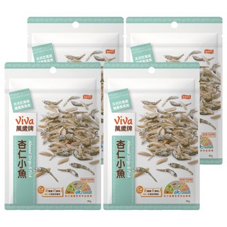 ViVa 萬歲牌 杏仁小魚 80g 鹹香酥脆, 4包