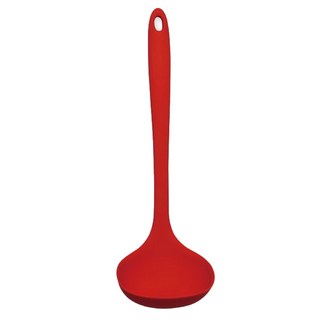 SiliPot 頂級白金矽膠湯勺 105g, 紅色, 1支