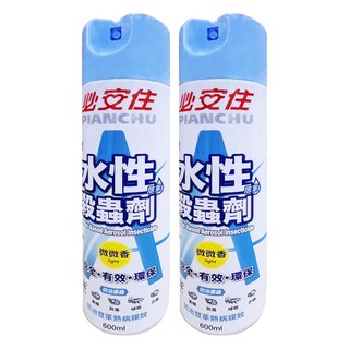 必安住 水性殺蟲劑, 600ml, 2瓶