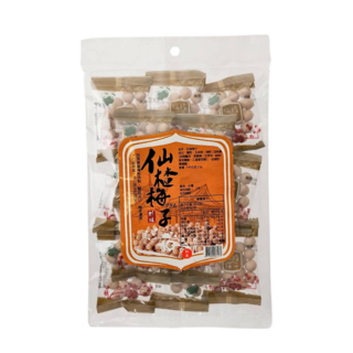 彤旺食品 仙楂梅子 台灣古早味 薄荷梅果, 195g, 1袋