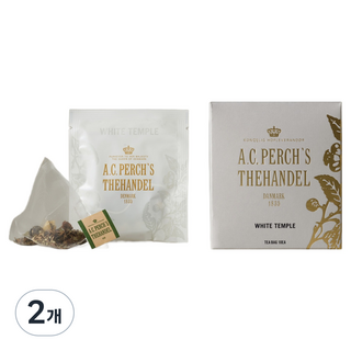 에이씨퍼치스 티핸들 화이트템플 티백, 2g, 10개입, 2개
