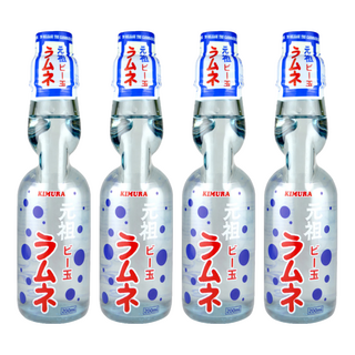 木村飲料 元祖彈珠汽水, 200ml, 4瓶