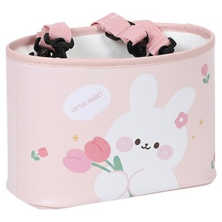Cartem Bebe 車用多用途頭枕收納盒, 1個, 甜甜兔 粉色