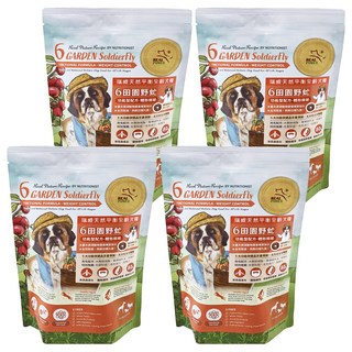 REAL POWER 瑞威 天然平衡全齡犬糧 6號田園野虻, 植物蛋白, 500g, 4包