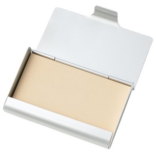 【MUJI 無印良品】鋁製卡片盒.L, 1組