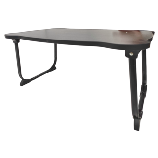 德利生活 摺疊電腦桌 基本款, 收折60x40x6cm±10%，開立60x40x28cm±10%, 總寬40 x 總高28 x 總長60cm, 黑色