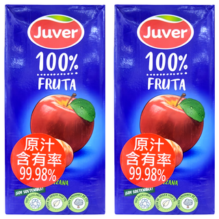Juver 茱兒 蘋果汁, 1L, 2瓶