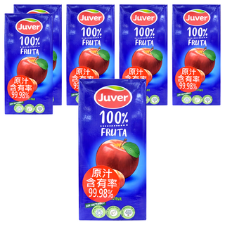 Juver 茱兒 蘋果汁 原汁含有率99.98% 無添加糖, 1L, 6瓶