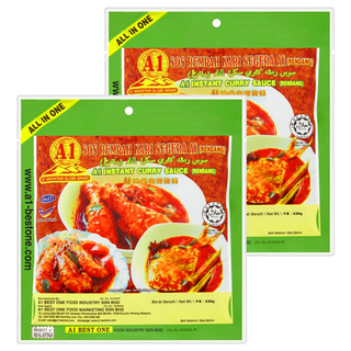 地球山標A1牌冷當乾咖哩醬料 南洋風味 輕鬆烹調 美味上桌, 230g, 2包