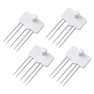 코지웰 벽지핀 걸이, 화이트, 4개