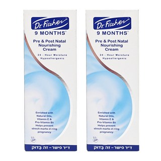 Dr.Fischer 費雪博士 孕婦產前產後滋養霜，富含植物萃取物，維生素E和維生素B5，有助於保持皮膚柔軟和彈性, 200ml, 2件