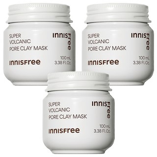 INNISFREE 超級火山泥毛孔潔淨面膜, 1罐, 3罐