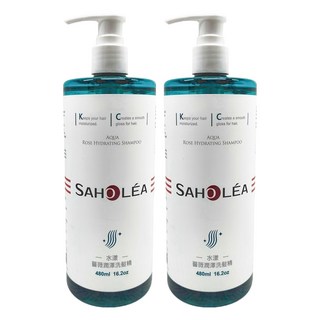 SAHOLEA 森歐黎漾 水漾 薔薇潤澤洗髮精, 480ml, 2瓶