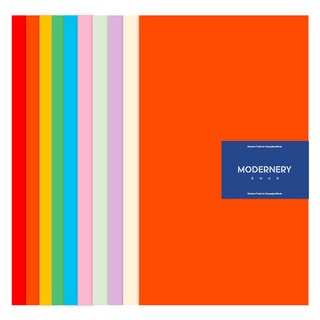 Modernary 10色色紙, A4, 100張