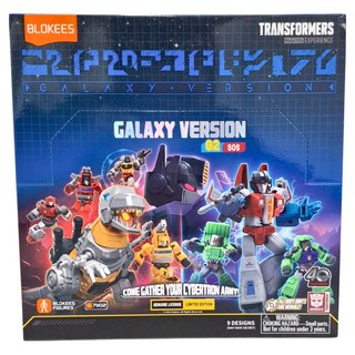 BLOKEES 布魯可 變形金剛 可動積木公仔群星版第二彈 10歲以上 9個, 1盒