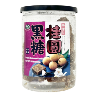 綠得製菓 桂圓黑糖塊, 300g, 1罐