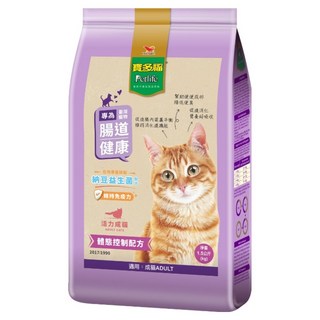Petlife 寶多福 成貓 體態管理 乾飼料 添加納豆益生菌, 雞肉 + 魚肉, 1.5kg, 1袋