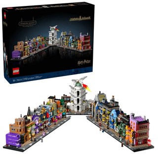 LEGO 樂高 76444 哈利波特 斜角巷 wizarding shops 積木組，重現魔法世界, 1盒
