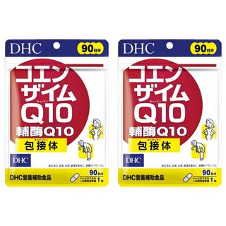 DHC 輔酶Q10膠囊食品，90日分，含維生素C，增強體力，促進代謝, 209mg, 90顆, 2包