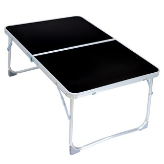 折疊便攜式露營坐式迷你桌, 黑色