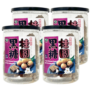 綠得製菓 桂圓黑糖塊, 300g, 4罐