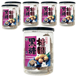 綠得製菓 桂圓黑糖塊, 300g, 6罐