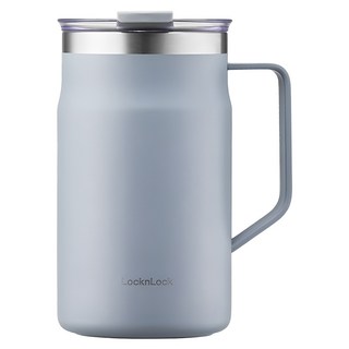LocknLock 樂扣樂扣 都會馬克咖啡杯, 藍色, 600ml, 1個