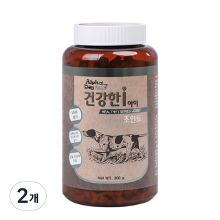 알파독 반려동물 건강한아이 영양제, 뼈/관절강화, 2개