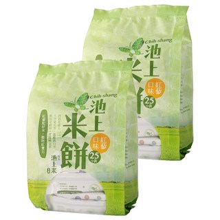池上鄉農會 池上米餅 紅藜口味, 75g, 2袋